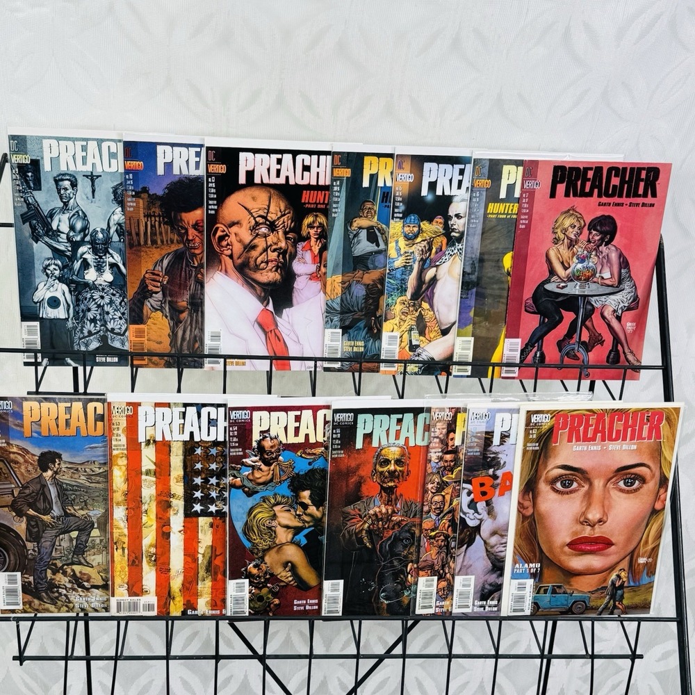 Preacher 9-10 13-16 27 45 53-56 58 63 Lot DC/Vertigo Jesse Custer 1st Herr Starr